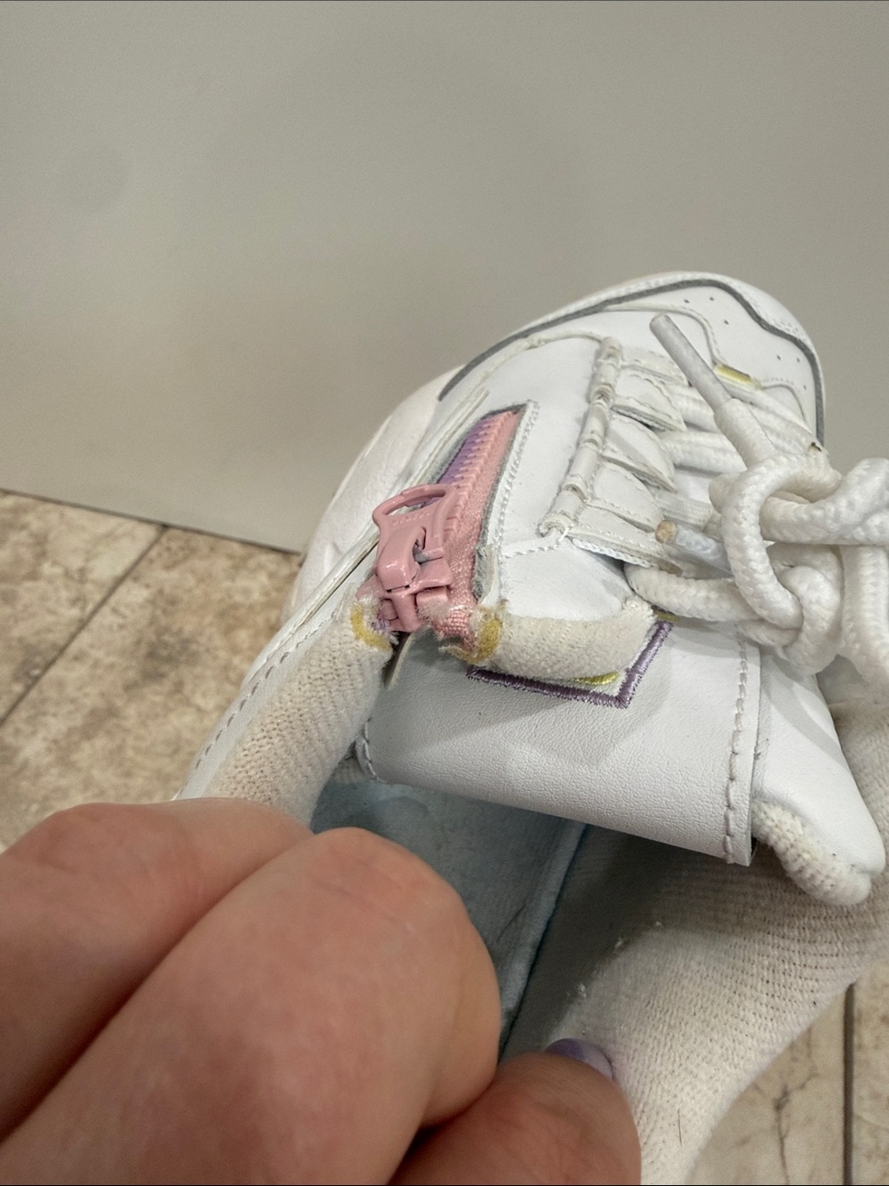 Womens Fila Disruptor 3 Zip Chunky Sneakers - Picture 9 of 10